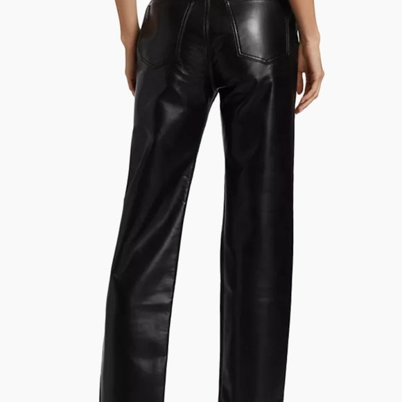 Agolde Recycled Leather Pants Size 30 - Picture 3 of 8